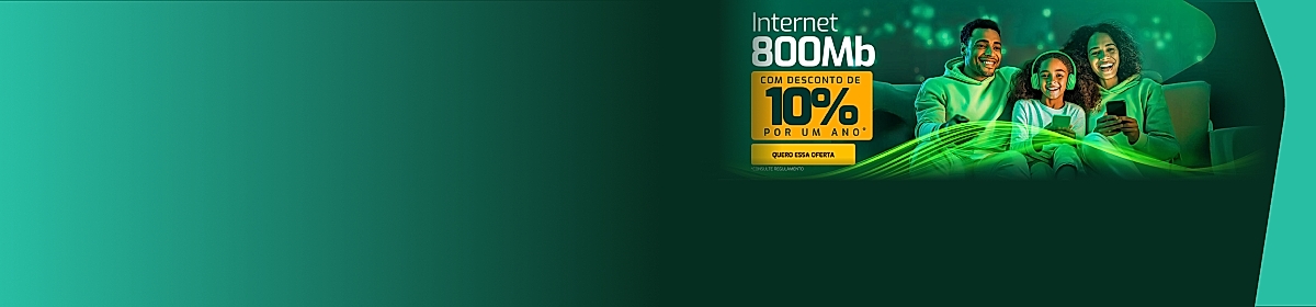 Imagem promocional da Algar com destaque para internet fibra óptica